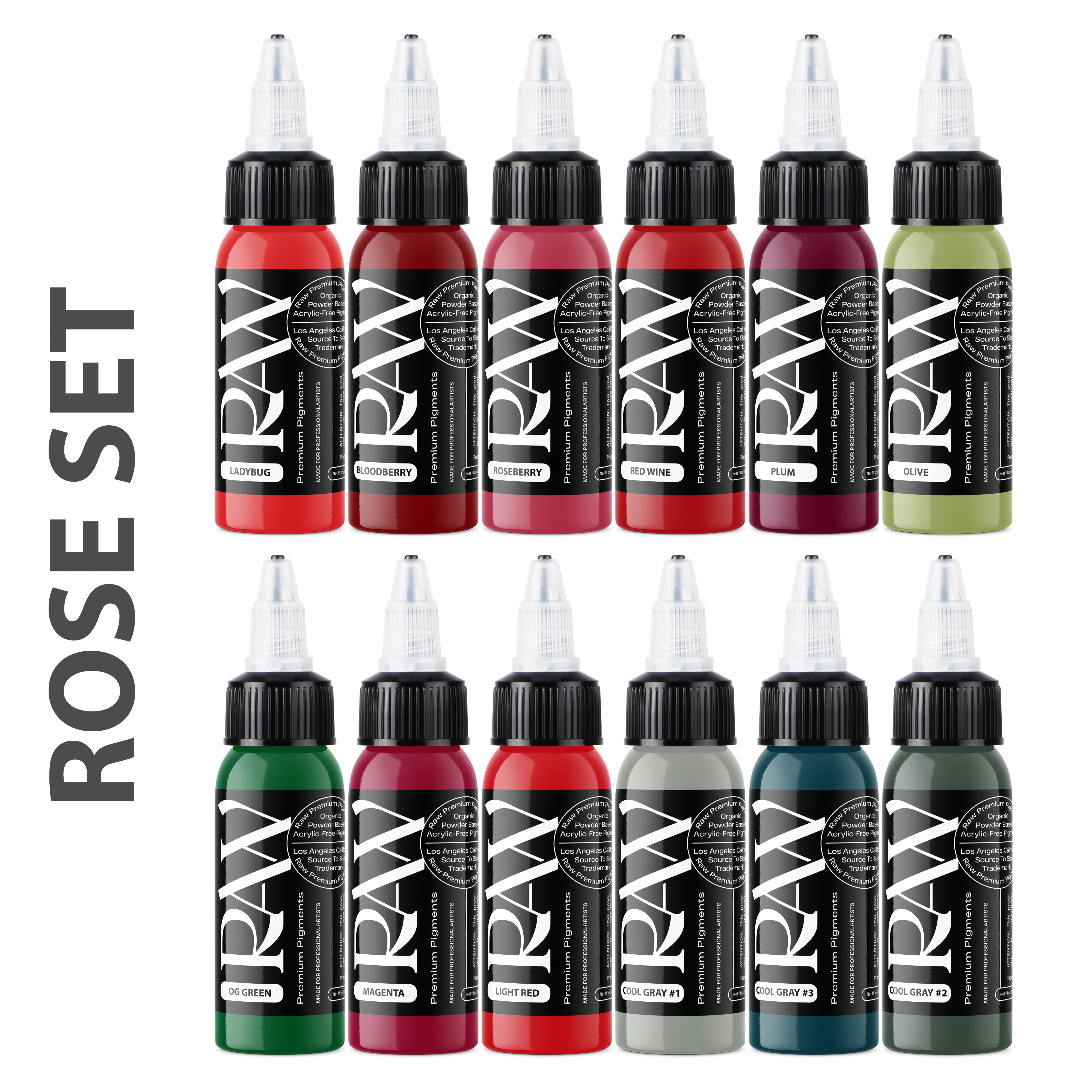 ROSE SET TATTOO INKS & PIGMENTS – Raw Pigments